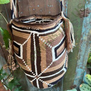Woven Yarn Soft Hippie Bucket Bag